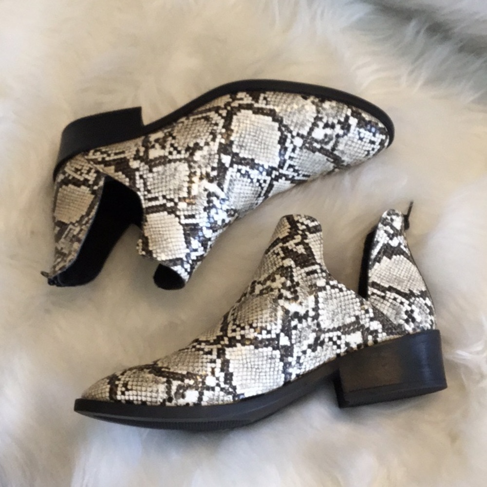 Steve Madden Snakeskin Bootie